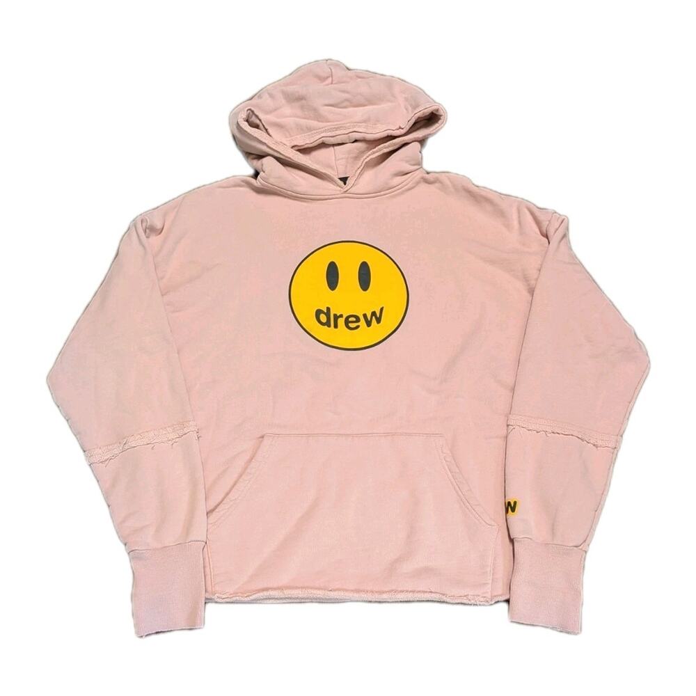 Drew House Deconstructed Mascot Hoodie Dusty Rose Pink Men Adult Large Oversized